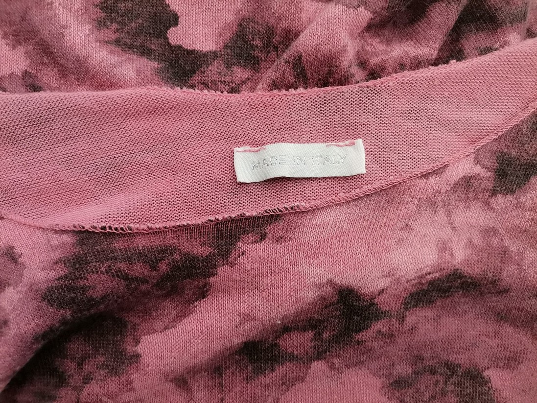 Made in Italy Rozmiar 46/48 Kolor Różowy Okrągły dekolt Tunika Bluzka Długi rękaw Materiał Wiskoza Made in Italy Rozmiar 46/48 Kolor Różowy Okrągły dekolt Tunika Bluzka Długi rękaw Materiał Wiskoza