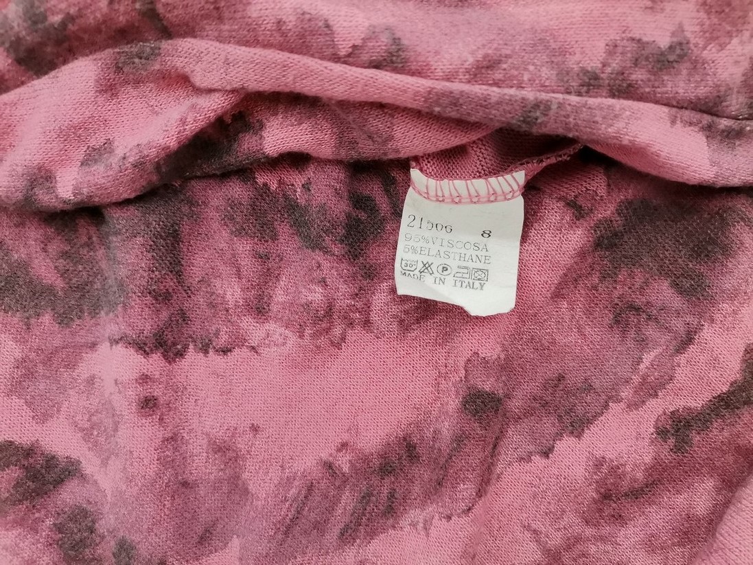 Made in Italy Rozmiar 46/48 Kolor Różowy Okrągły dekolt Tunika Bluzka Długi rękaw Materiał Wiskoza Made in Italy Rozmiar 46/48 Kolor Różowy Okrągły dekolt Tunika Bluzka Długi rękaw Materiał Wiskoza