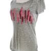 Dkny Jeans Rozmiar S Kolor Szary W łódkę T-Shirt Krótki rękaw Materiał Bawełna