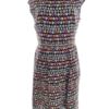 Limited Collection Rozmiar 10 (38) Kolor Czarny Okrągły dekolt Sukienka Sheath Krótki rękaw Midi Materiał Wiskoza 100%