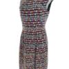 Limited Collection Rozmiar 10 (38) Kolor Czarny Okrągły dekolt Sukienka Sheath Krótki rękaw Midi Materiał Wiskoza 100%