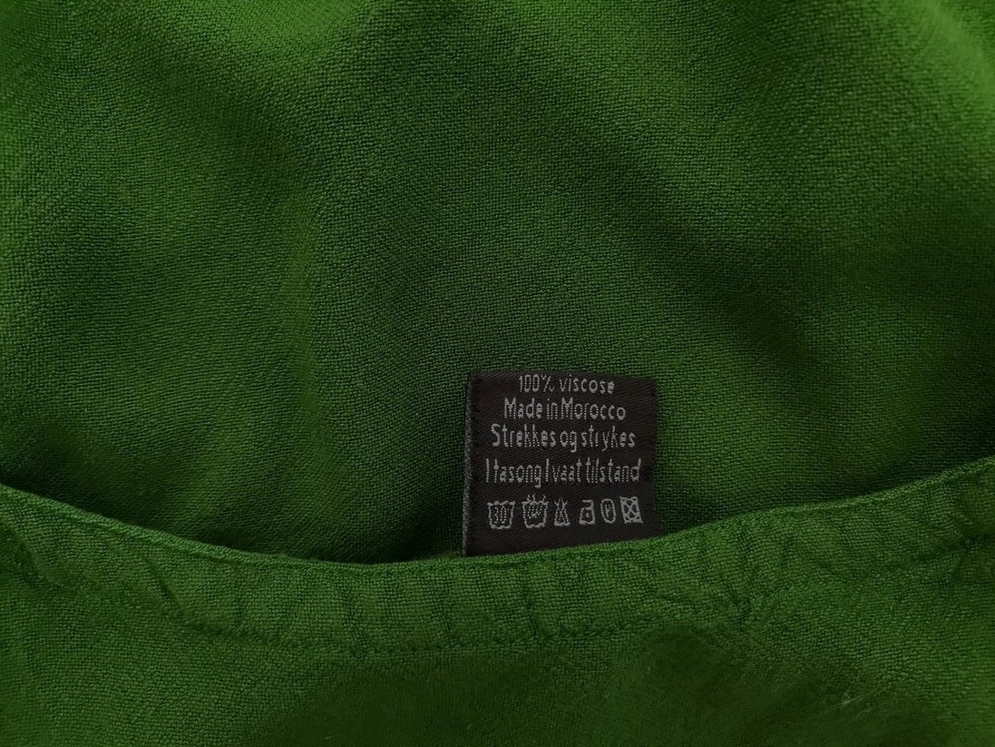 Kenza Natural Rozmiar XL Kolor Zielony Okrągły dekolt Tunika Bluzka Bezrękawnik Materiał Wiskoza 100%