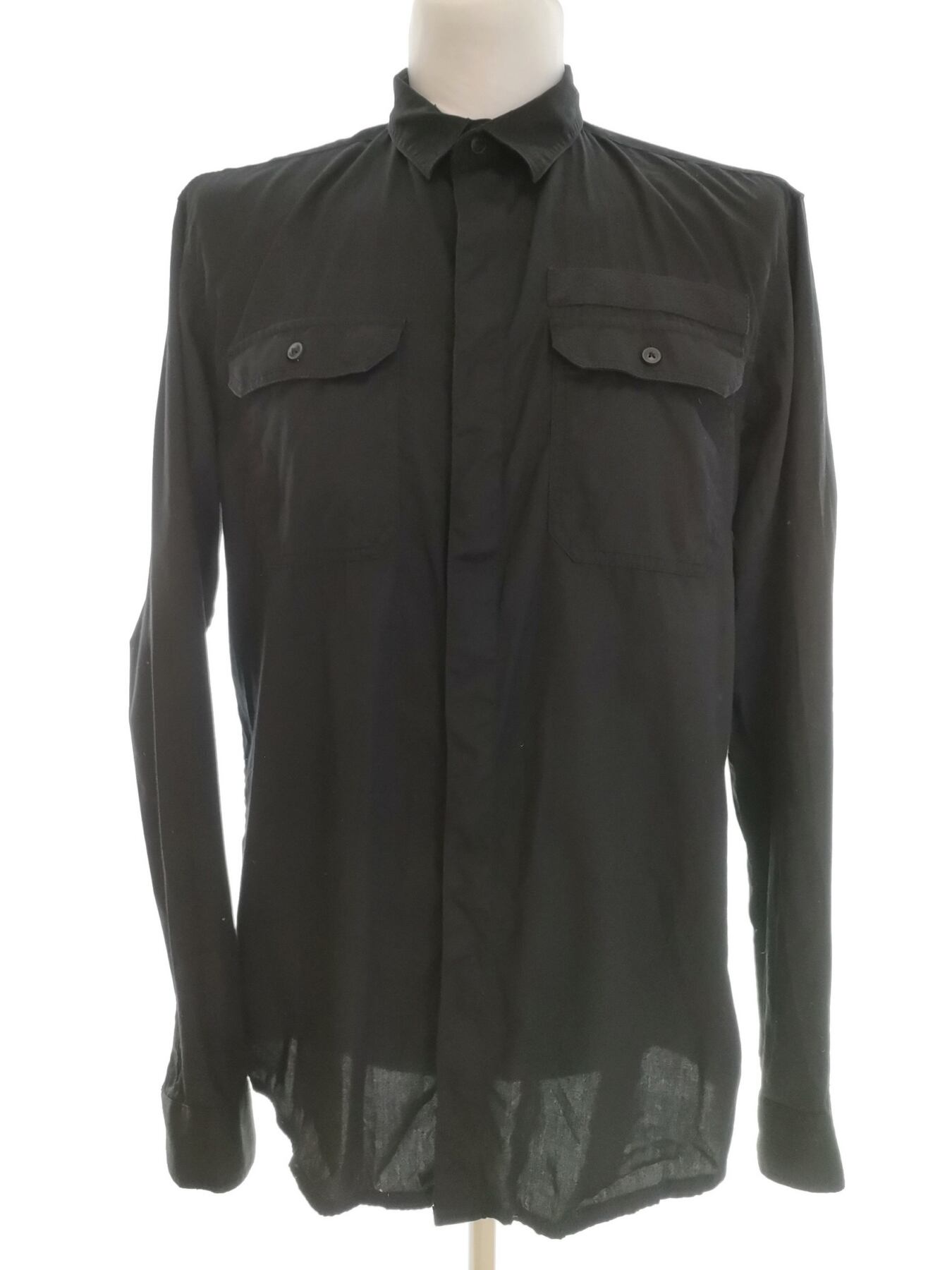 Jack & jones Rozmiar XL Kolor Czarny Kołnierz Męska Koszula Casual Długi rękaw Materiał Bawełna 100%