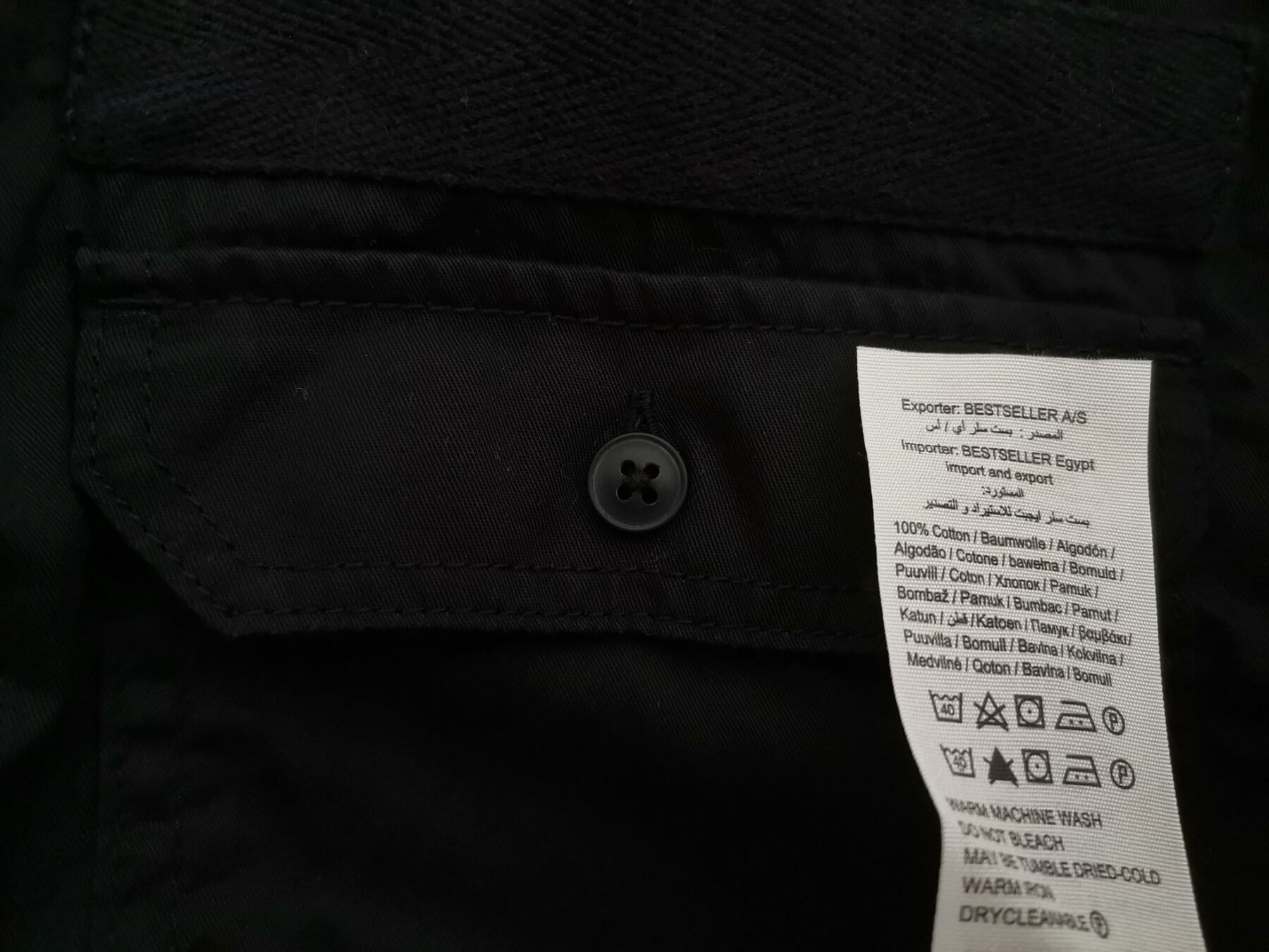 IMG_20220427_112926.jpg Jack & jones Rozmiar XL Kolor Czarny Kołnierz Męska Koszula Casual Długi rękaw Materiał Bawełna 100%