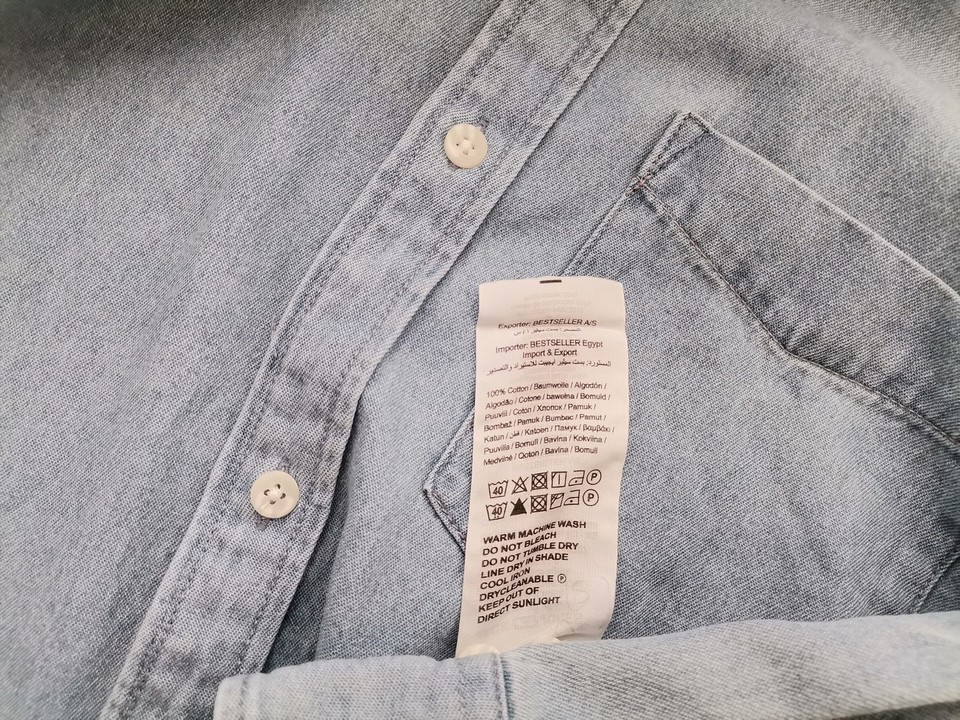IMG_20220427_115551.jpg Jack & jones Rozmiar XL Kolor Niebieski Kołnierz Męska Koszula Casual Długi rękaw Materiał Bawełna 100%