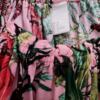 Vintage Rozmiar 34 Kolor Różowy Okrągły dekolt Bluzka Rękaw 3/4 Materiał Wiskoza 100%
