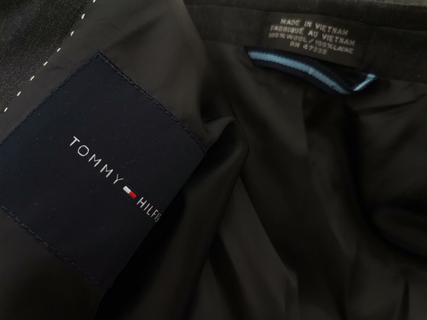 IMG_20220429_090617.jpg Tommy hilfiger Rozmiar XL Kolor Czarny Męska Marynarka Długi rękaw