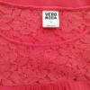 Vero moda Rozmiar M Kolor Różowy Okrągły dekolt Bluzka Rękaw 3/4 Materiał Wiskoza 100%
