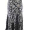 Vintage Rozmiar 42/44 Kolor Granatowy A-Line Spódnica Midi