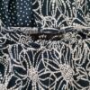 Vintage Rozmiar 42/44 Kolor Granatowy A-Line Spódnica Midi