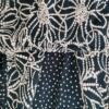 Vintage Rozmiar 42/44 Kolor Granatowy A-Line Spódnica Midi