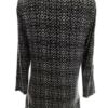 Laura ashley Rozmiar 14 (40) Kolor Czarny Geometryczny W serek Tunika Bluzka Rękaw 3/4 Materiał Wiskoza