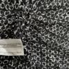 Laura ashley Rozmiar 14 (40) Kolor Czarny Geometryczny W serek Tunika Bluzka Rękaw 3/4 Materiał Wiskoza