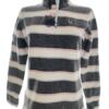 Crew Clothing Rozmiar 6 (34) Kolor Granatowy Pasy High Neck Bluzka Długi rękaw Materiał Bawełna 100%