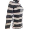 Crew Clothing Rozmiar 6 (34) Kolor Granatowy Pasy High Neck Bluzka Długi rękaw Materiał Bawełna 100%