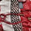 Monsoon Rozmiar 14 (42) Kolor Czerwony Split Crew Neck Tunika Popover Bluzka Bezrękawnik Materiał Wiskoza 100%