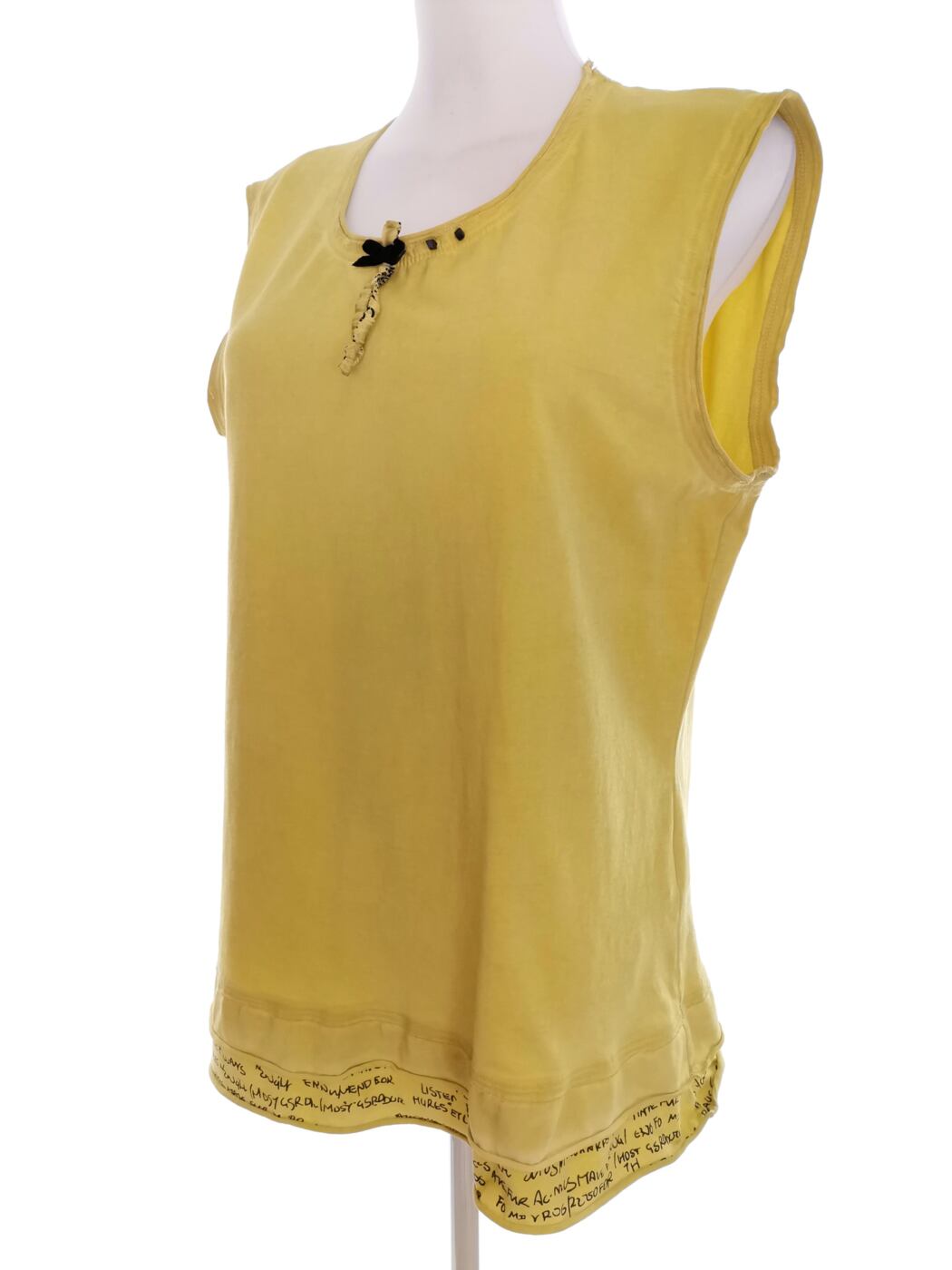 IMG_20220505_111213.jpg Elisa cavaletti Rozmiar XL Kolor Zielony Crew Neck Bluzka Bezrękawnik Materiał Bawełna