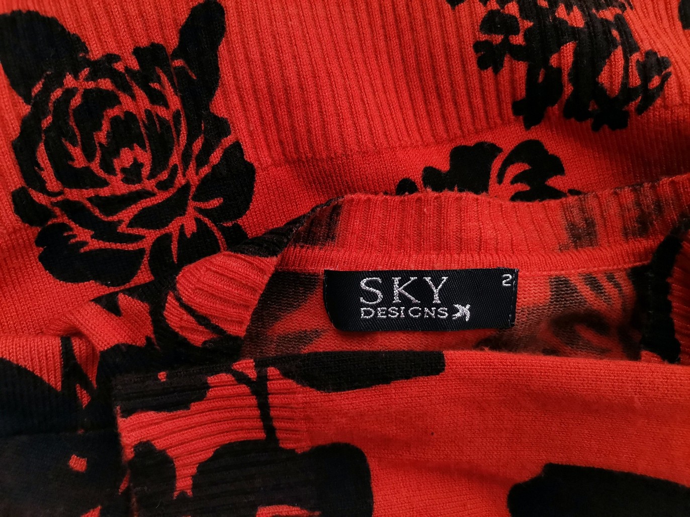 IMG_20220505_125503.jpg SKY Rozmiar 2 (38) Kolor Pomarańczowy W serek Kardigan Zapinany Rękaw 3/4 Materiał Wiskoza Cienka dzianina