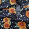 ASOS CURVE Rozmiar 22 (50) Kolor Granatowy W serek Sukienka Koszulowa Krótki rękaw Do Kolan Materiał Wiskoza