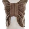 Vila Rozmiar ONE SIZE (34/36) Kolor Brązowy W łódkę Crop Sweter Bezrękawnik Materiał Akryl 100% Gruba dzianina