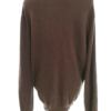 Gran Sasso Rozmiar 56 Kolor Brązowy Crew Neck Sweter Długi rękaw Materiał Wełna Jagnięca 100% Cienka dzianina