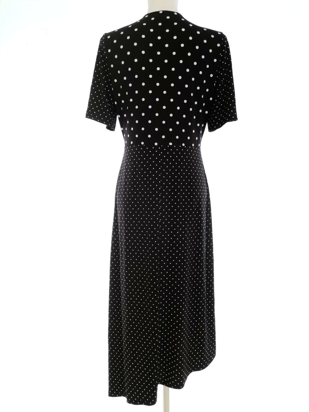 ASOS Rozmiar 10 (38) Kolor Czarny Grochy W serek Sukienka Maxi Krótki rękaw Długa ASOS Rozmiar 10 (38) Kolor Czarny Grochy W serek Sukienka Maxi Krótki rękaw Długa