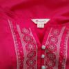 Monsoon Rozmiar 12 (40) Kolor Różowy Split Crew Neck Bluzka Krótki rękaw Materiał Bawełna 100%