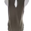 Karen MILLEN Rozmiar 12 (40) Kolor Khaki Crew Neck Bluzka Bezrękawnik