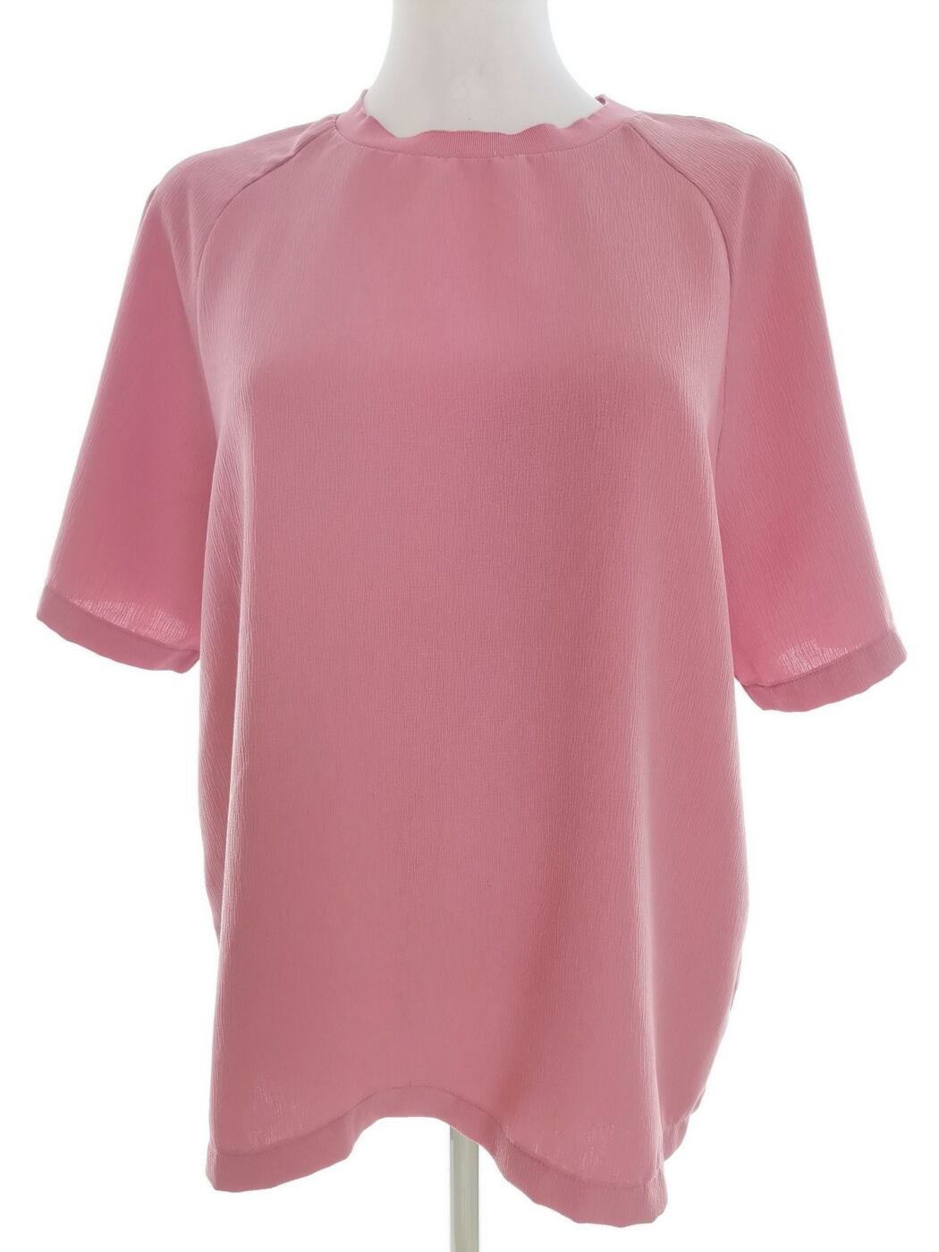 Carin Wester Rozmiar 40 Kolor Różowy Crew Neck Bluzka Krótki rękaw