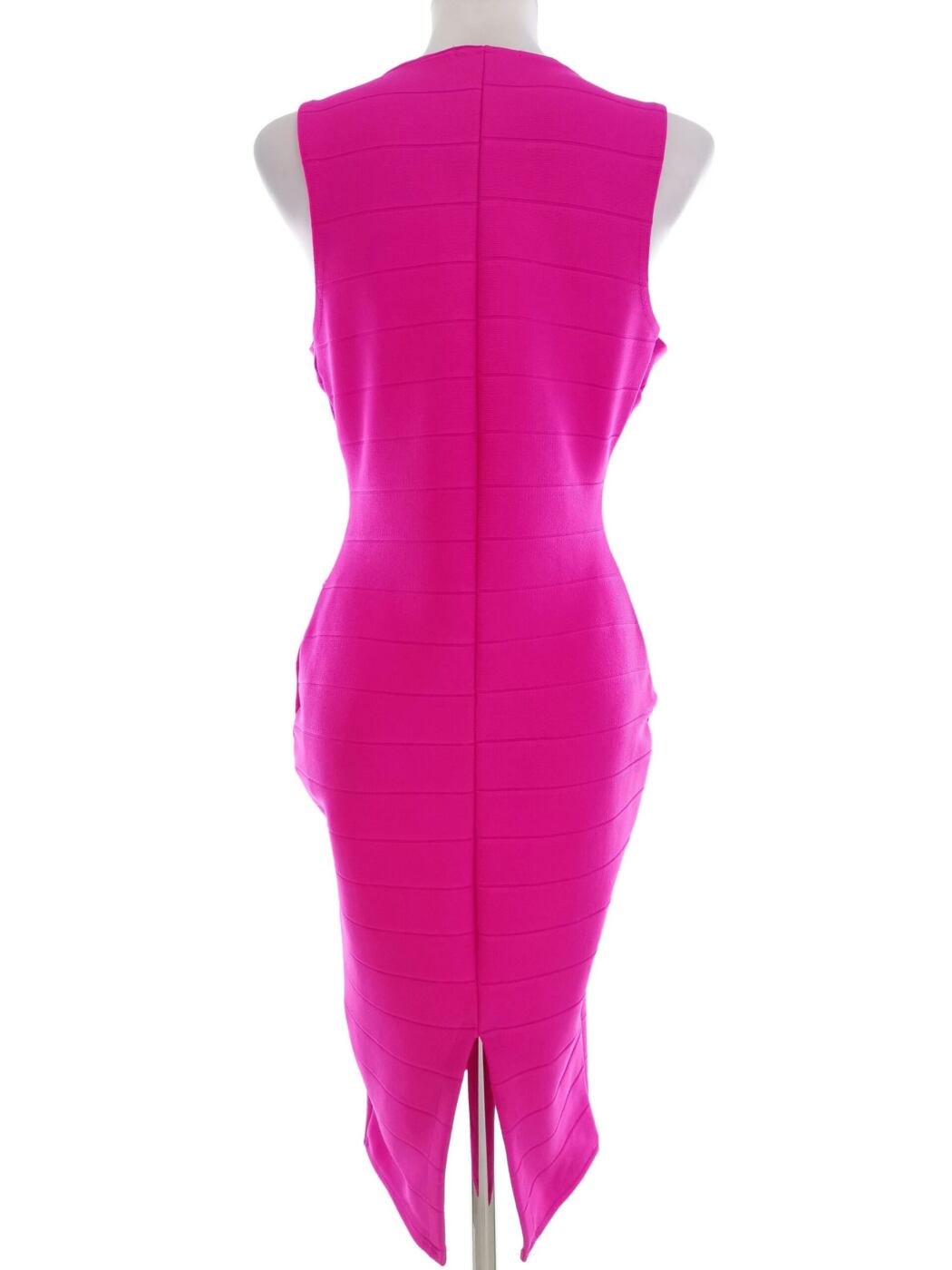 HEADGIRL Rozmiar 34/36 Kolor Różowy W serek Sukienka Bodycon Bezrękawnik Midi HEADGIRL Rozmiar 34/36 Kolor Różowy W serek Sukienka Bodycon Bezrękawnik Midi