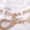 Life Love Fashion Rozmiar 10 (38) Kolor Biały A-Line Spódnica Midi Materiał Len 100%