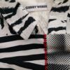 Gerry weber Rozmiar 40 Kolor Kremowy Pasy Kołnierz Żakiet na suwak Długi rękaw Materiał Bawełna