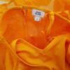 River island Rozmiar 10 (36) Kolor Żółty Roślinny Liście Crew Neck Bluzka Krótki rękaw Materiał Wiskoza