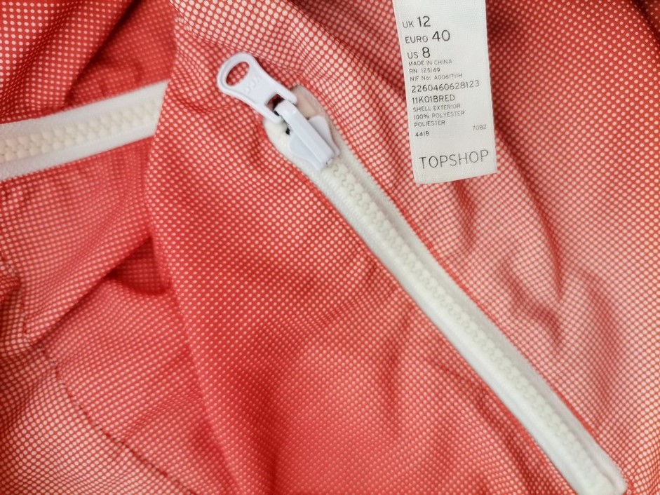 IMG_20220513_131237.jpg Topshop Rozmiar 40 Kolor Pomarańczowy Kurtka Długi rękaw