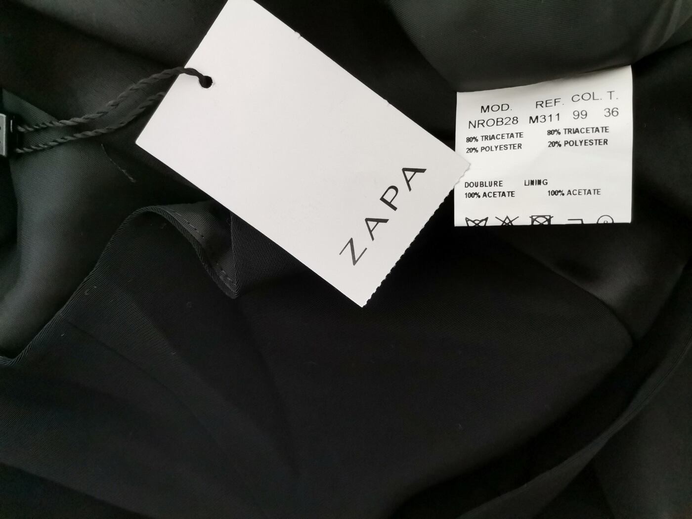 Zapa Rozmiar 36 Kolor Czarny W serek Suknia Balowa Sukienka Wieczorowa Bezrękawnik Długa
