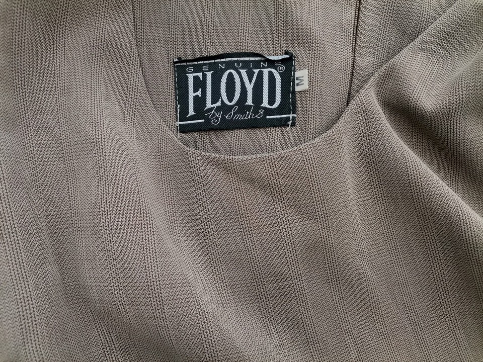Floyd by Smith Rozmiar M Kolor Beżowy Okrągły dekolt Sukienka Ołówkowa Bezrękawnik Do Kolan Materiał Bawełna Floyd by Smith Rozmiar M Kolor Beżowy Okrągły dekolt Sukienka Ołówkowa Bezrękawnik Do Kolan Materiał Bawełna