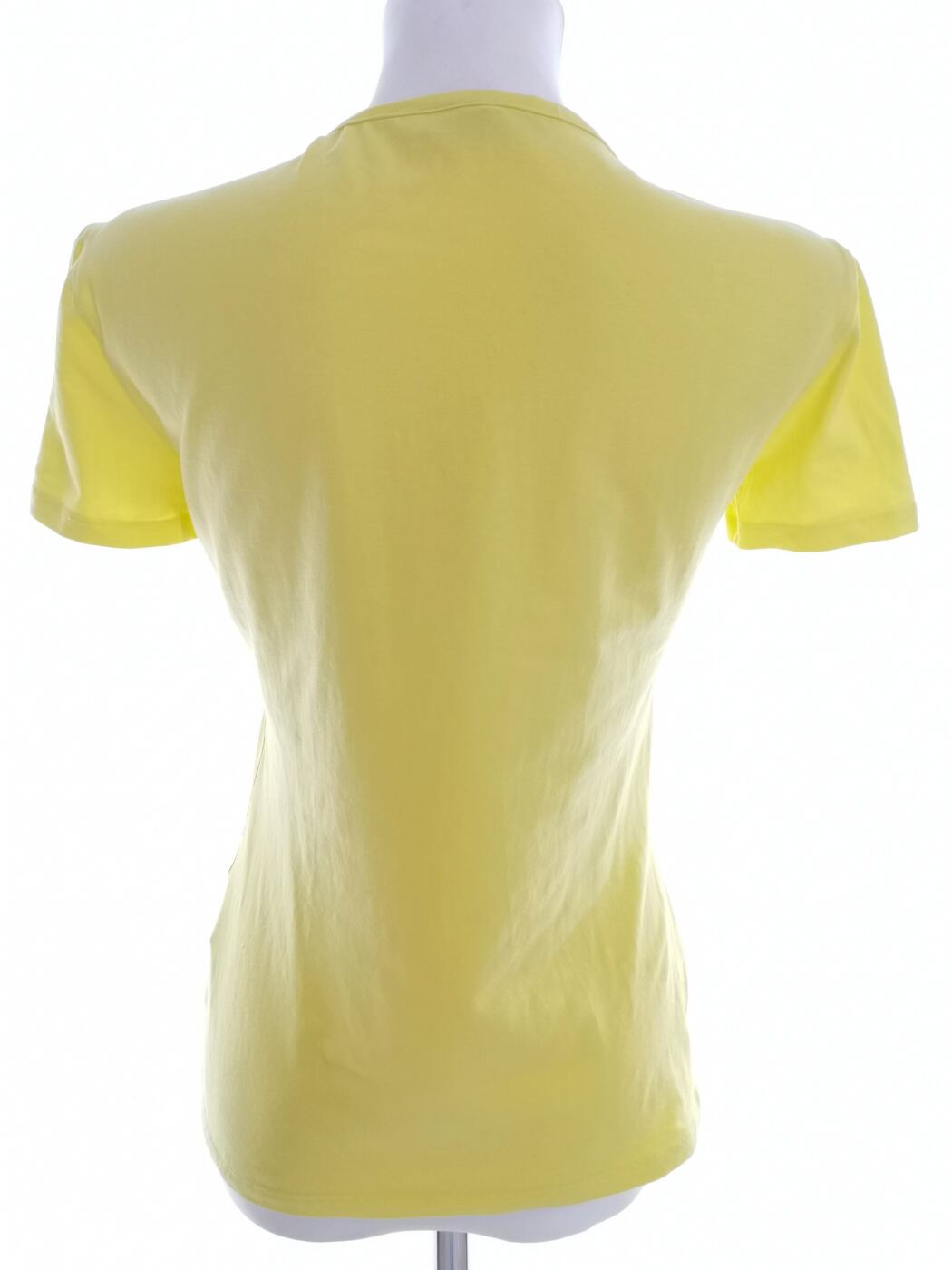 IMG_20220525_132316.jpg Pierre Balmain Rozmiar XS Kolor Żółty Crew Neck T-Shirt Krótki rękaw Materiał Bawełna