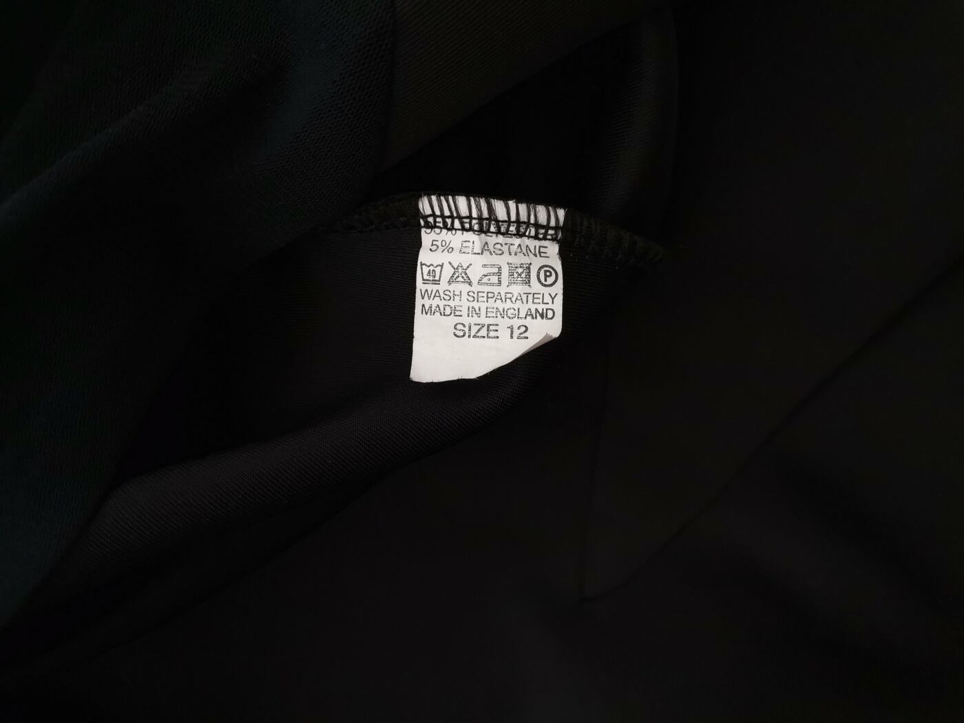 Koo-Ture Rozmiar 12 (36) Kolor Czarny Okrągły dekolt Sukienka Blouson Długi rękaw Midi Koo-Ture Rozmiar 12 (36) Kolor Czarny Okrągły dekolt Sukienka Blouson Długi rękaw Midi