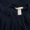 H&m Rozmiar 36 Kolor Granatowy Crew Neck Sukienka Prostokątna Długi rękaw Do Kolan
