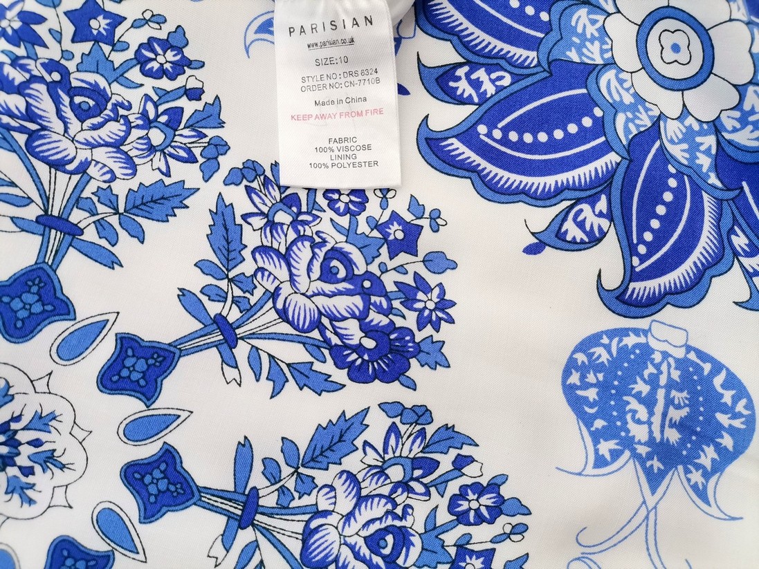 Parisian Rozmiar 10 (36) Kolor Biały Halter Sukienka Letnia Bezrękawnik Do Kolan Materiał Wiskoza 100% Parisian Rozmiar 10 (36) Kolor Biały Halter Sukienka Letnia Bezrękawnik Do Kolan Materiał Wiskoza 100%