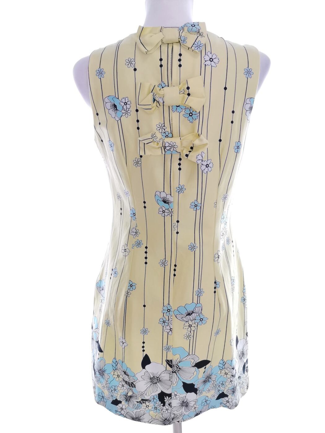 Miss selfridge Rozmiar 10 (36) Kolor Żółty Okrągły dekolt Sukienka Mini Bezrękawnik Krótka Materiał Bawełna Miss selfridge Rozmiar 10 (36) Kolor Żółty Okrągły dekolt Sukienka Mini Bezrękawnik Krótka Materiał Bawełna