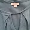 Monsoon Rozmiar 10 (38) Kolor Niebieski Keyhole Crew Neck Bluzka Rękaw 3/4 Materiał Wiskoza 100%