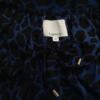 B.YOUNG Rozmiar 40 Kolor Niebieski Panterka Keyhole Crew Neck Bluzka Rękaw 3/4