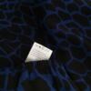 B.YOUNG Rozmiar 40 Kolor Niebieski Panterka Keyhole Crew Neck Bluzka Rękaw 3/4