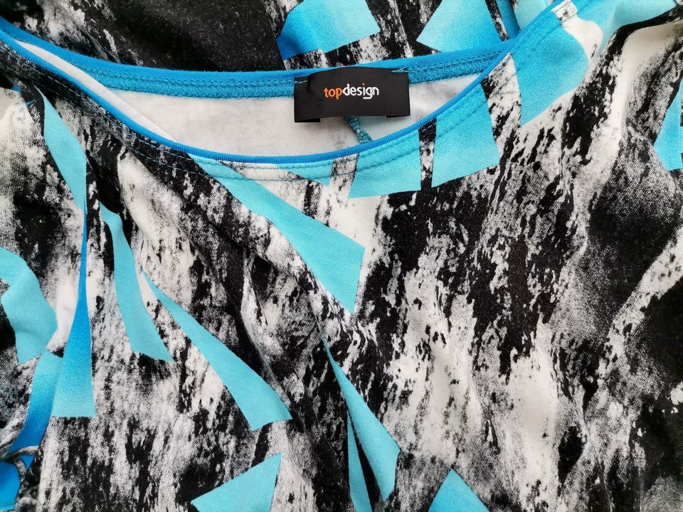 topdesign Rozmiar XL Kolor Szary Okrągły dekolt Sukienka Sheath Krótki rękaw Midi Materiał Wiskoza