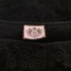 Juicy couture Rozmiar 6 (34) Kolor Czarny Okrągły dekolt Bolerko Kardigan Krótki rękaw Materiał Len 100% Cienka dzianina