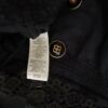 Juicy couture Rozmiar 6 (34) Kolor Czarny Okrągły dekolt Bolerko Kardigan Krótki rękaw Materiał Len 100% Cienka dzianina