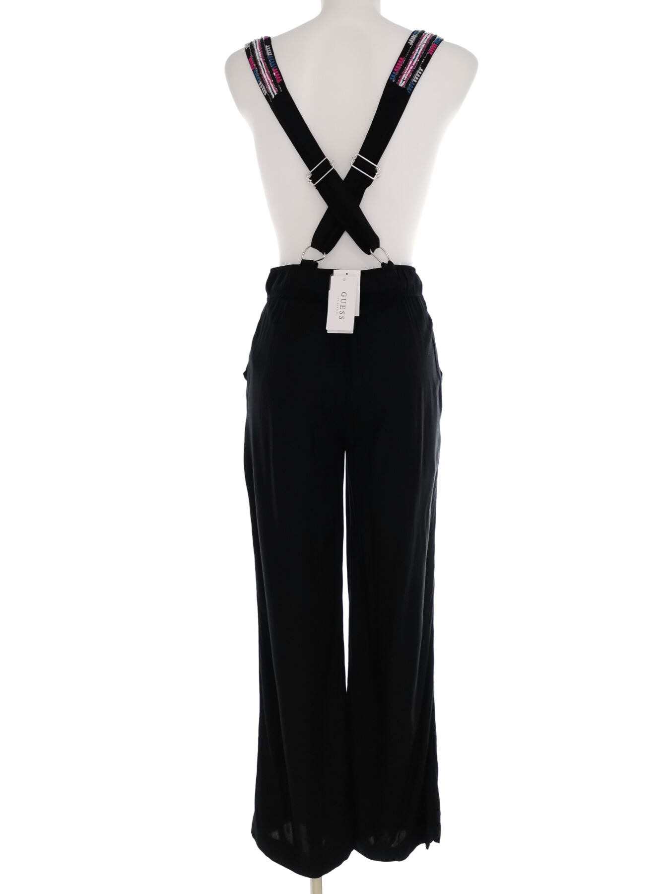 IMG_20220601_104937.jpg Guess Rozmiar XS Kolor Czarny Spodnie Rybaczki Materiał Rayon 100%