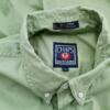 Ralph Lauren Rozmiar L Kolor Zielony Kołnierz Męska Koszula Elegancka Długi rękaw Materiał Bawełna 100%