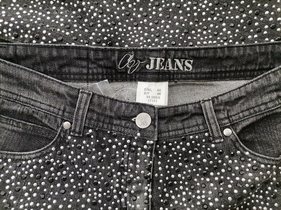 IMG_20220601_114612.jpg Oby Jeans Rozmiar 44 Kolor Szary Spodnie Casual Materiał Bawełna